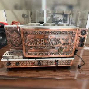 3 Demlikli Bakır Çay Kazanı