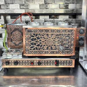 3 Demlikli Bakır Çay Kazanı (Model 3)