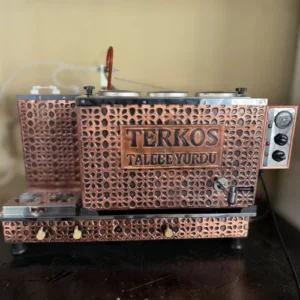 3 Demlikli Bakır Logolu Çay Kazanı