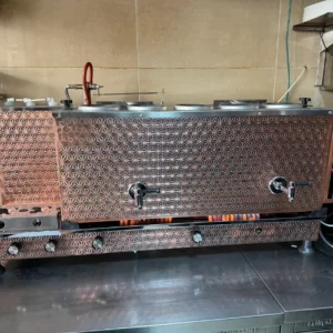 5 Demlikli Bakır Çay Kazanı